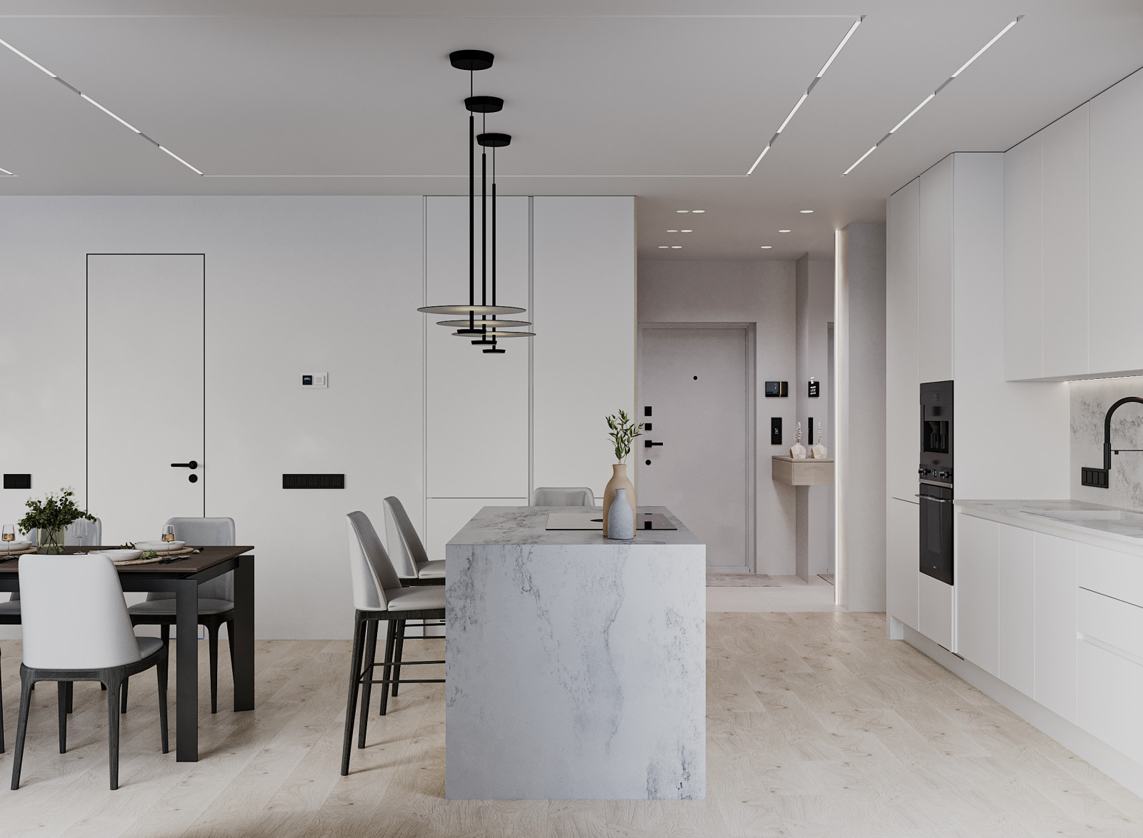 Проект оформления интерьера квартиры 90 кв.м.