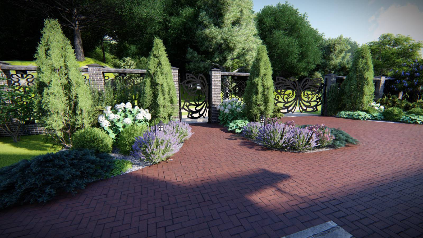 Ландшафтный проект благоустройства участка п. Куликово, Калининградская область