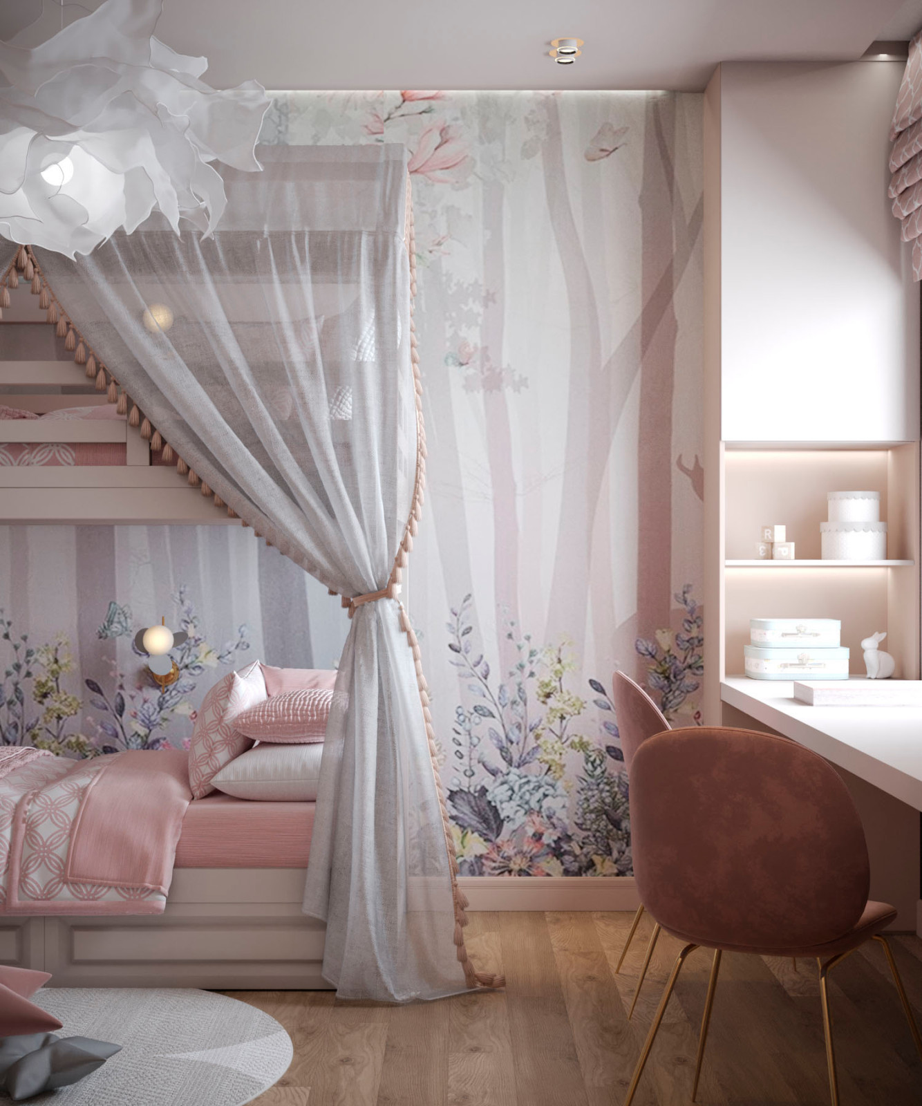 Обложка проекта: 3-комнатная квартира ЖК Академический