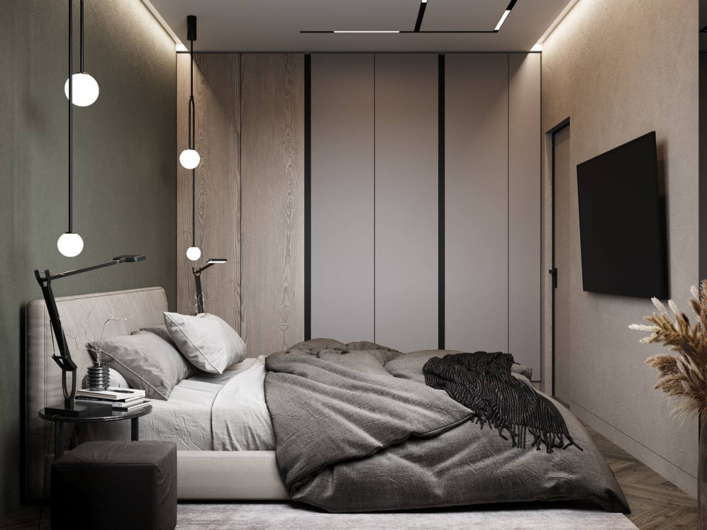 ДИЗАЙН ПРОЕКТ С ОЛИВКОВЫМИ ОТТЕНКАМИ