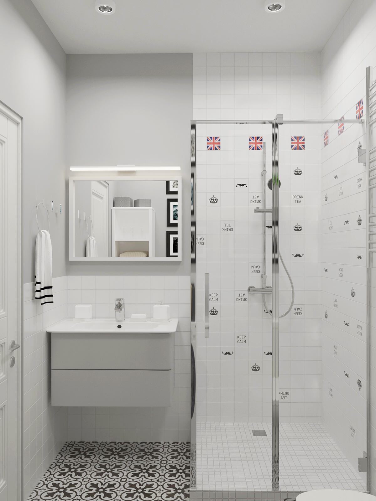 Студия в скандинавском настроении