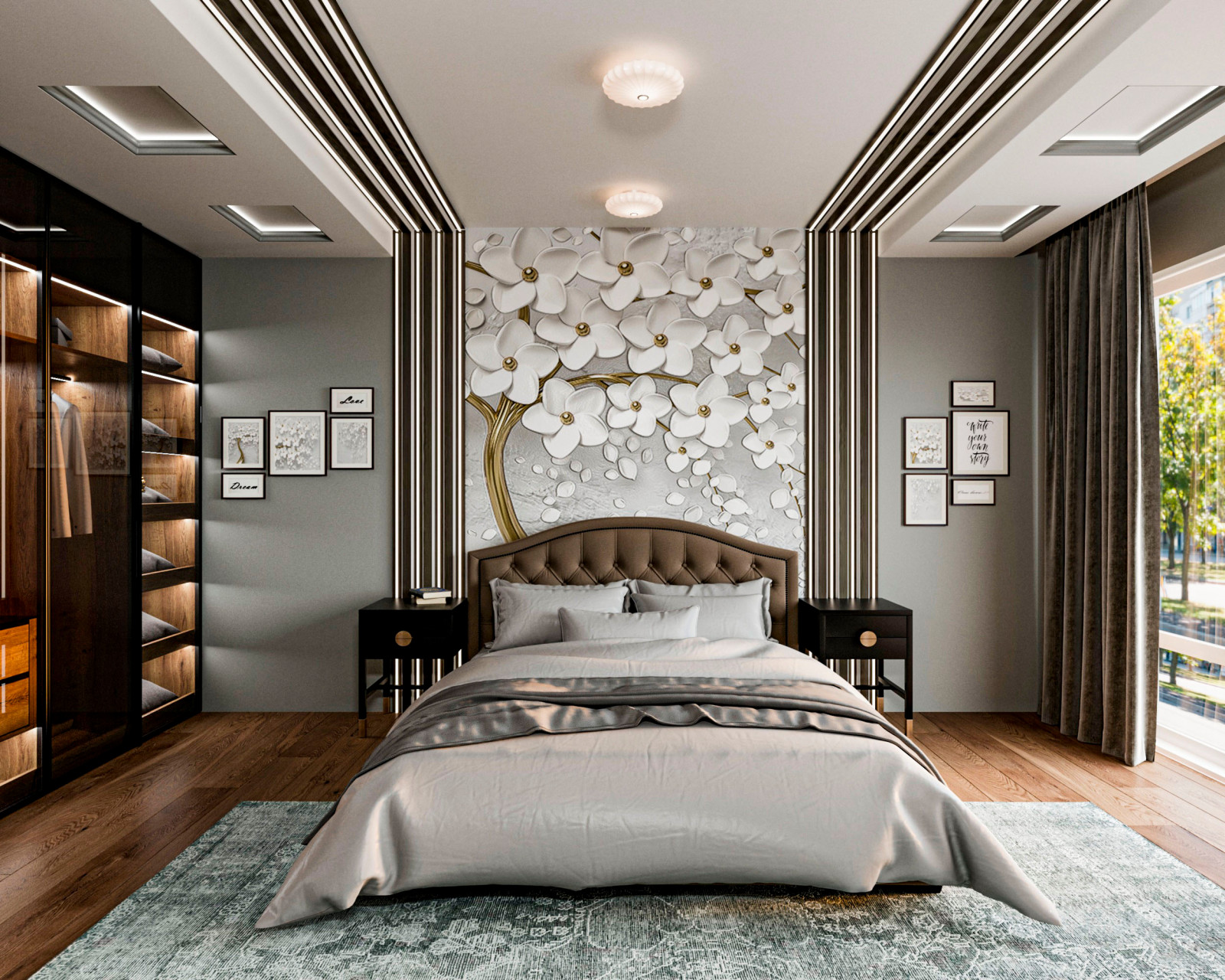 Визуализация спальни