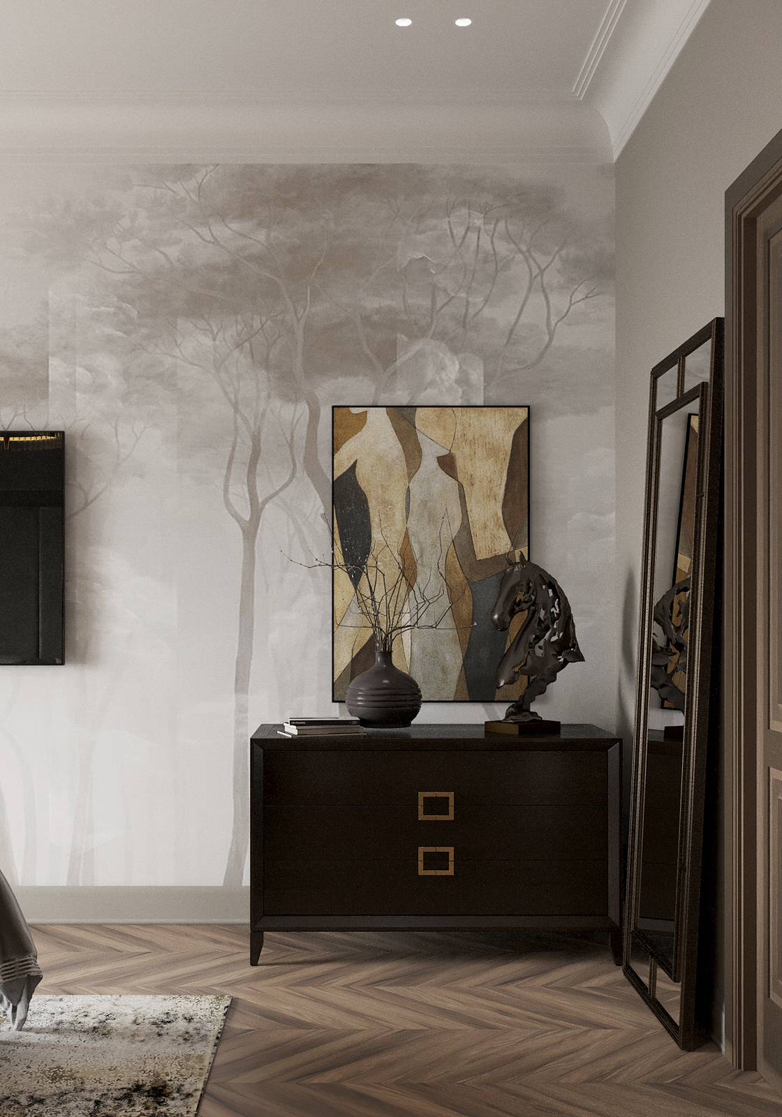 Дизайн-проект пентхауса продолжение 180м2 в г. Владивостоке