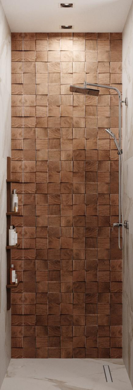 Обложка проекта: Гостевой санузел в загородном доме.