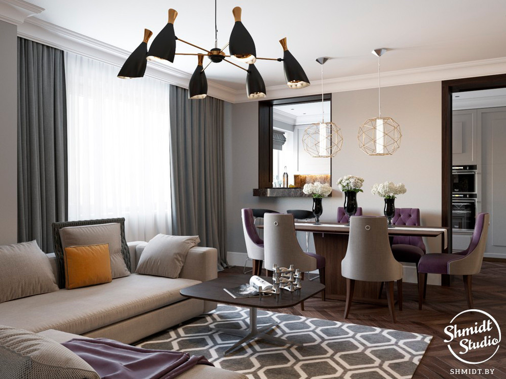 Проект "Яркий" в стиле Ardeco, Минск, 120 м.кв