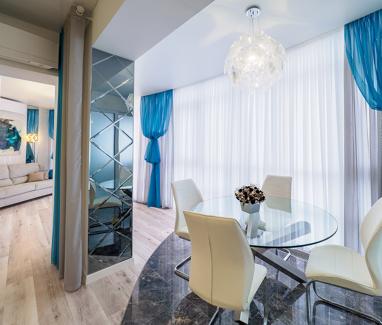 Дизайнерский ремонт квартиры-новостройки на Приморском проспекте