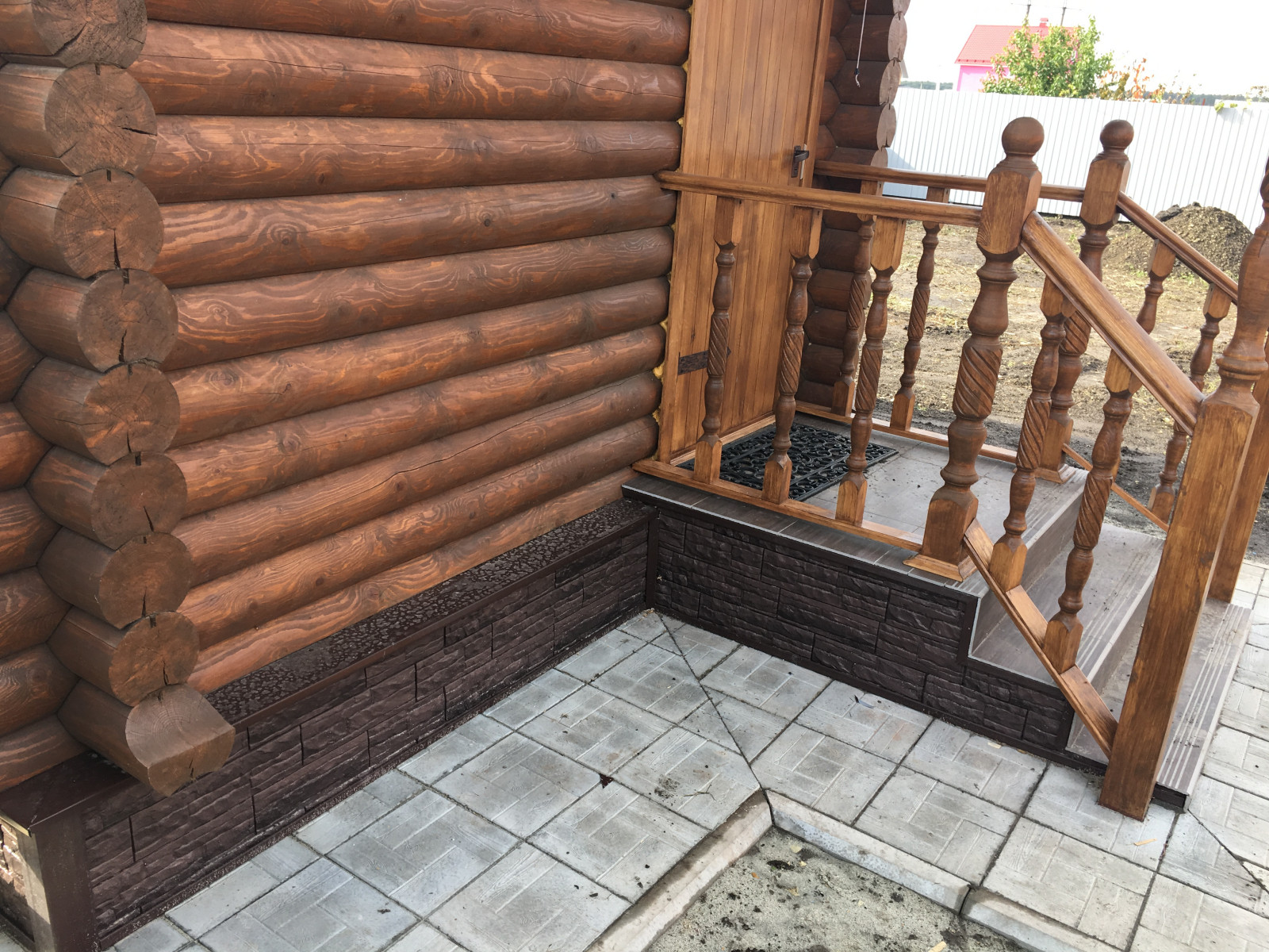 Отделка бани из сруба