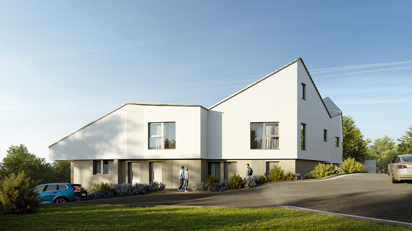 Eigentumswohnungen in Hanglage
