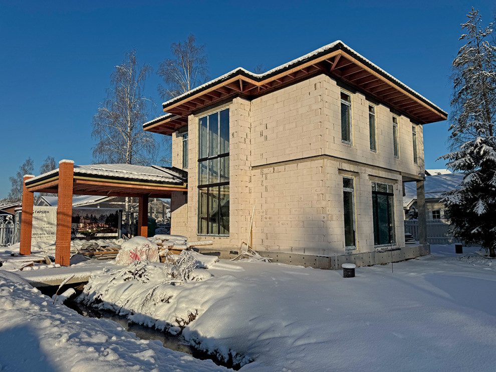 Строительство дома по индивидуальному проекту в Мендсарах