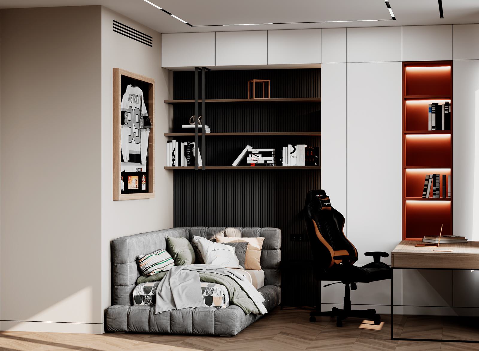 Проект оформления интерьера квартиры 100 кв.м