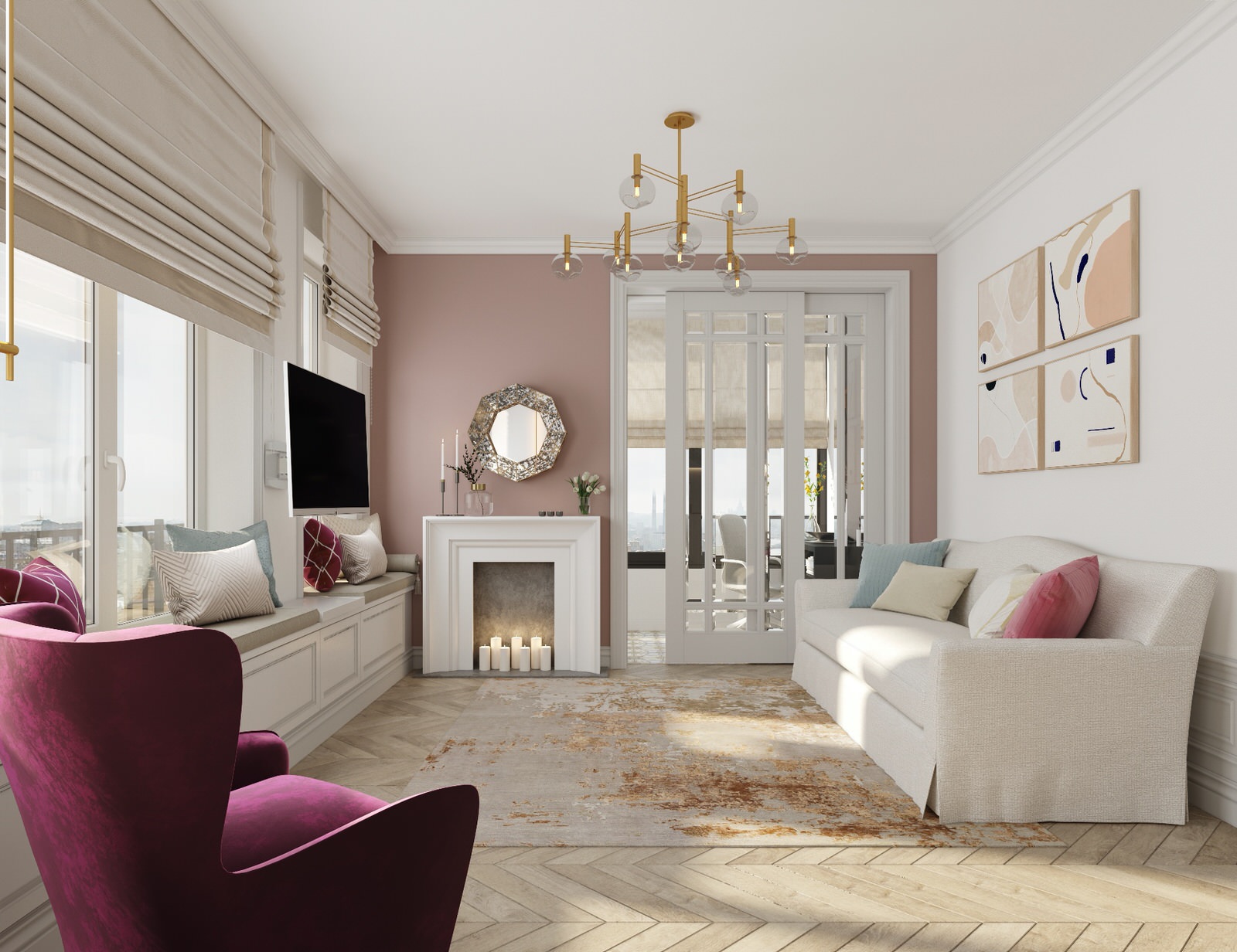 Обложка проекта: Квартира в ЖК Воронцовский парк