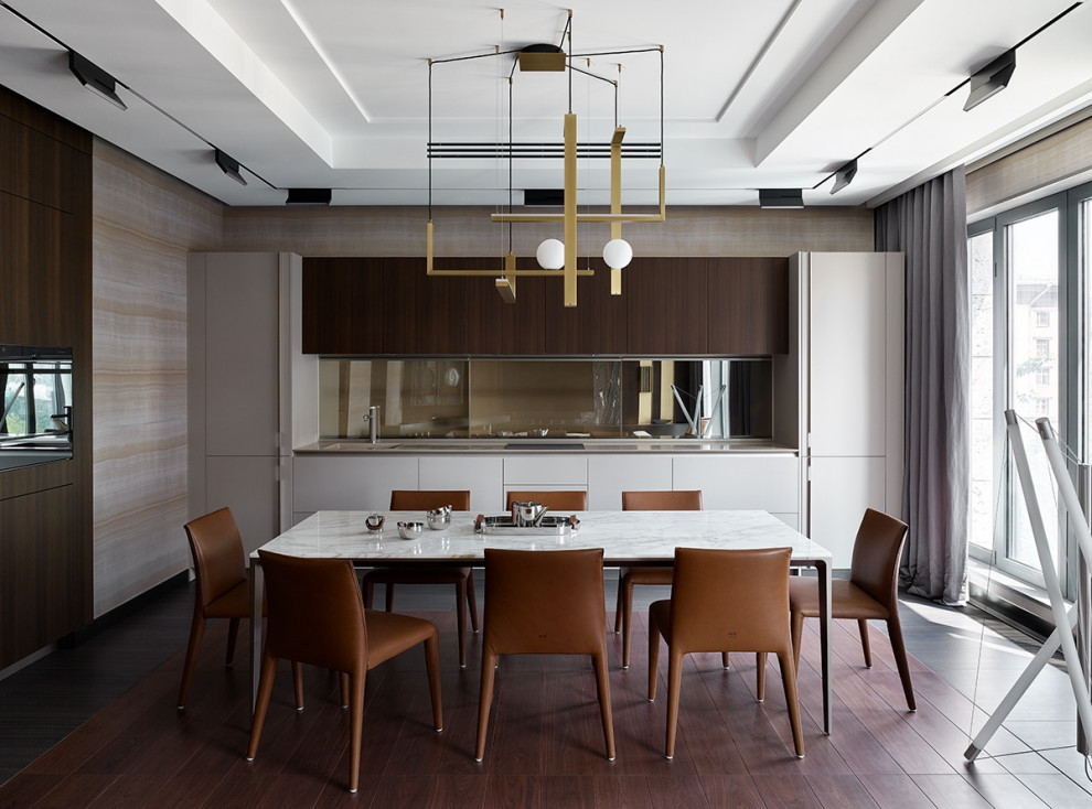 Люкс интерьер кухни в Квартире 120 кв. м. в Современном стиле