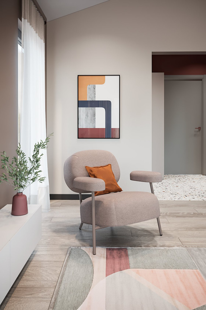 Дизайн интерьера дом 71 м² фьюжн Ольховка Кантри Клаб