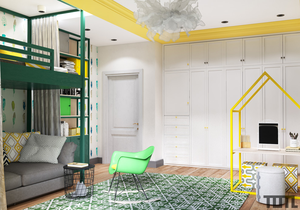 Просторный лофт для большой семьи