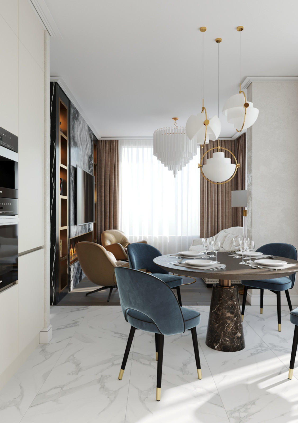 ЖК "RIVERSIDE" 50м2., проект 2021г.