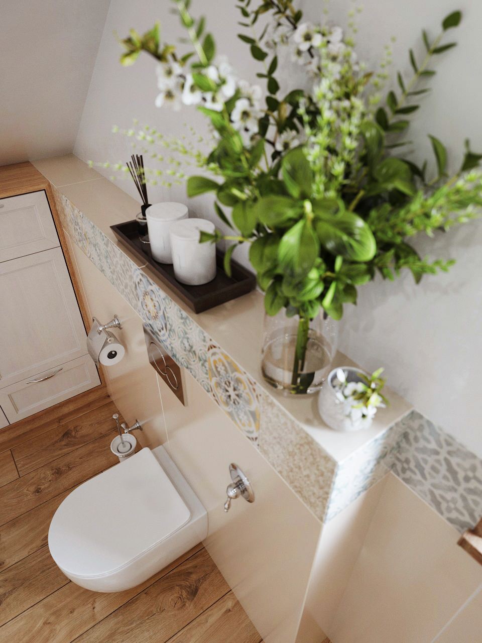 Проект ванной комнаты в Швейцарии