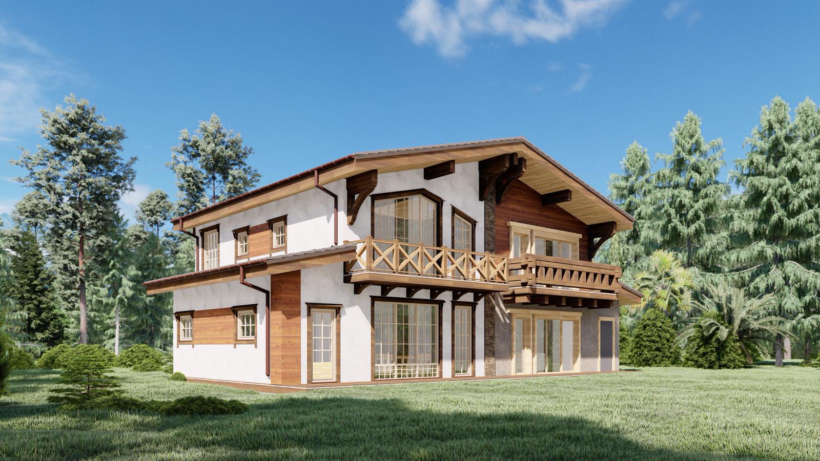 Обложка проекта: Дом танхаус (S 261м2)