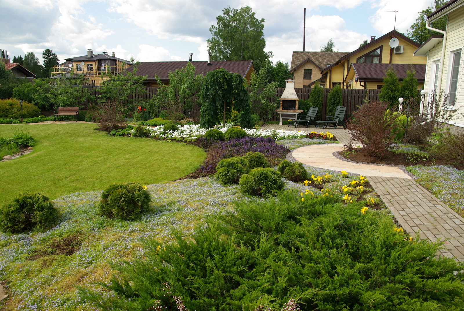 на бывшем болоте