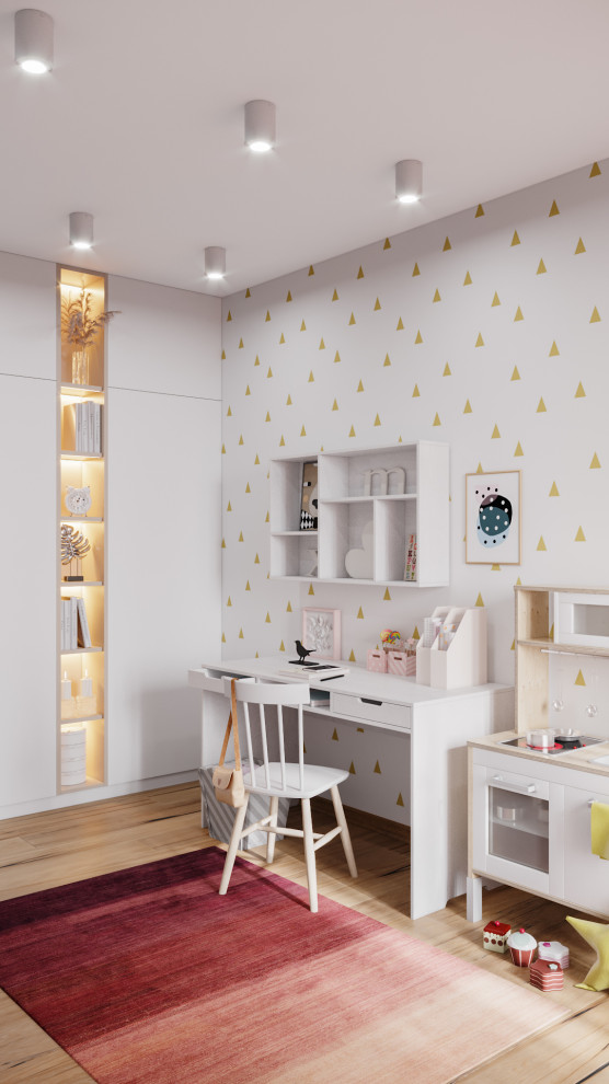 Дизайн-проект квартиры 100кв.м. для семьи из 4х человек в Северном парке