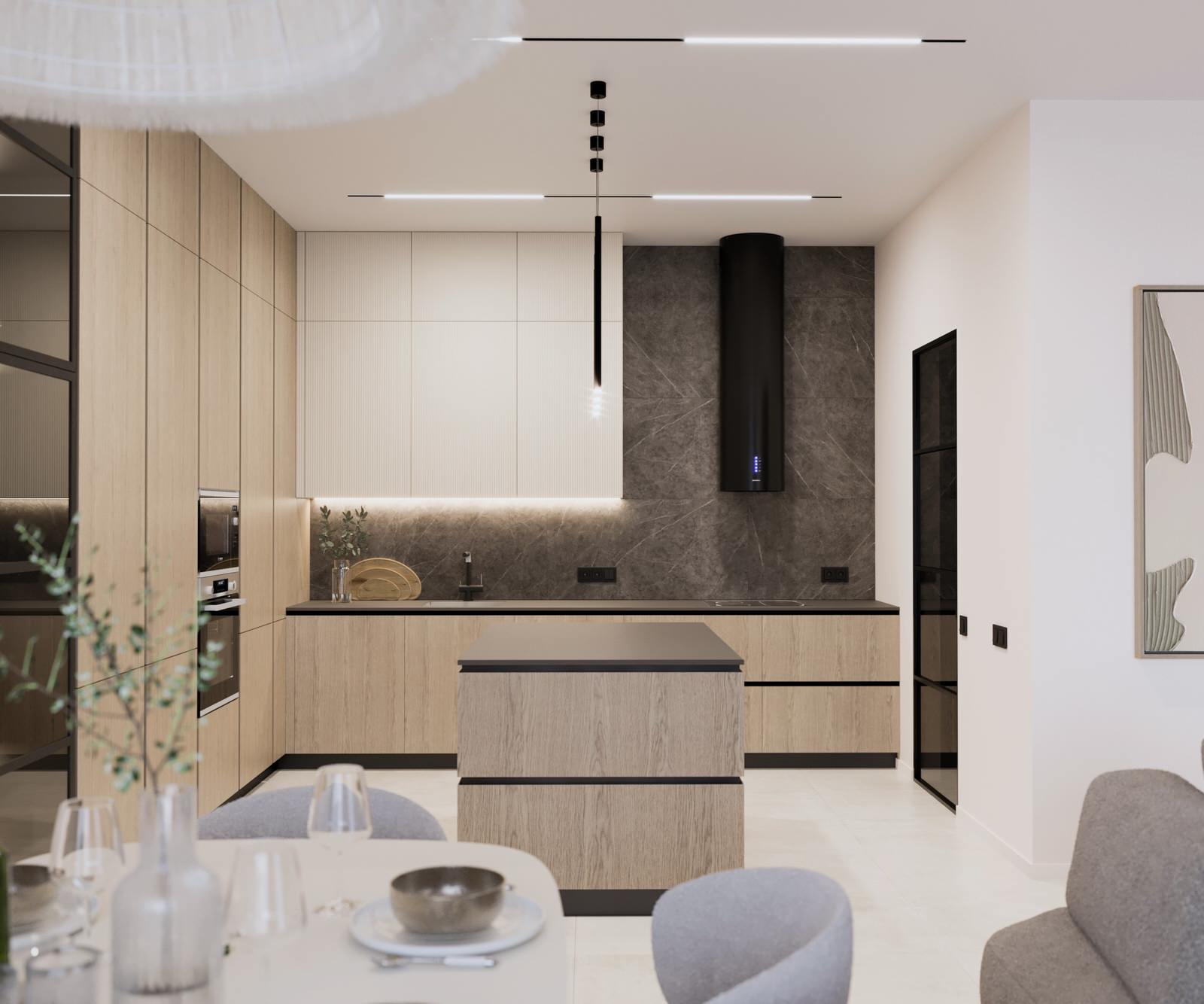 Проект загородного дома, современный стиль