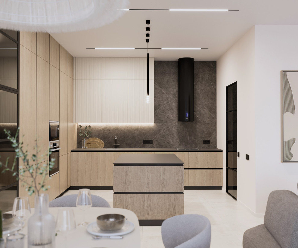 Проект загородного дома, современный стиль