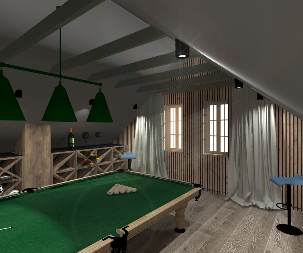 Бильярдная в частном доме под Москвой