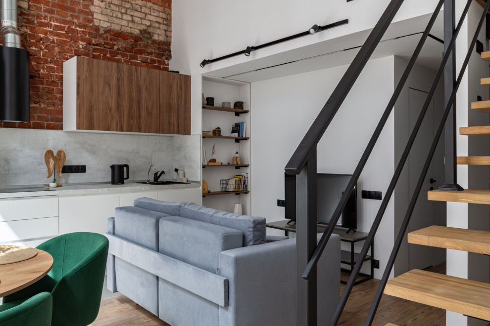 Дизайн-проект двухуровневой квартиры в ЖК Kleinhouse