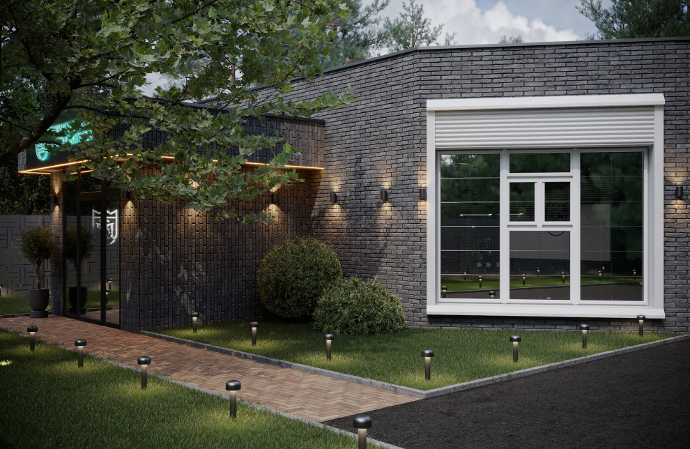 Фасады офисного здания в Московской области