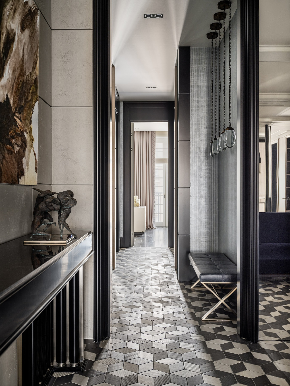 Квартира в стилистике брутализма