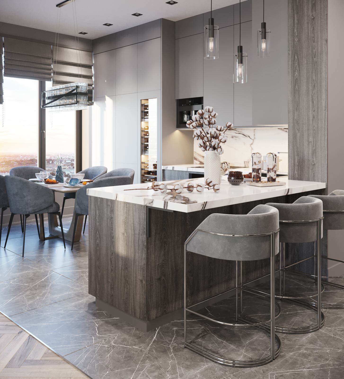 Квартира 180 м2 в ЖК "Крестовский De luxe"