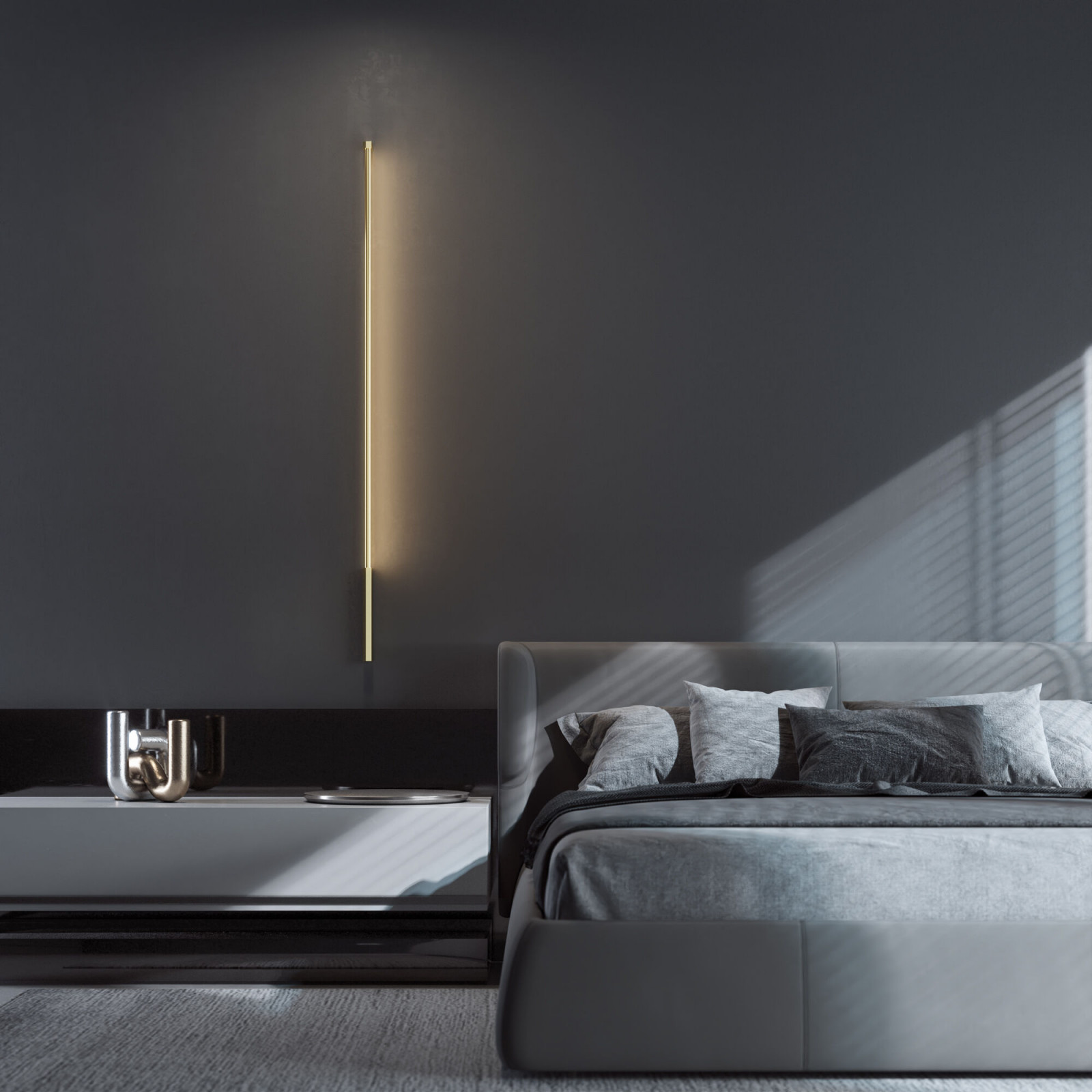 Светильник настенный светодиодный Alto LED 3000K латунь 40133/LED