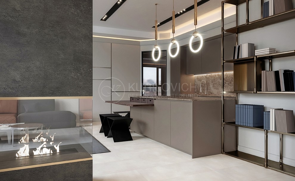 Aquamarine apartment