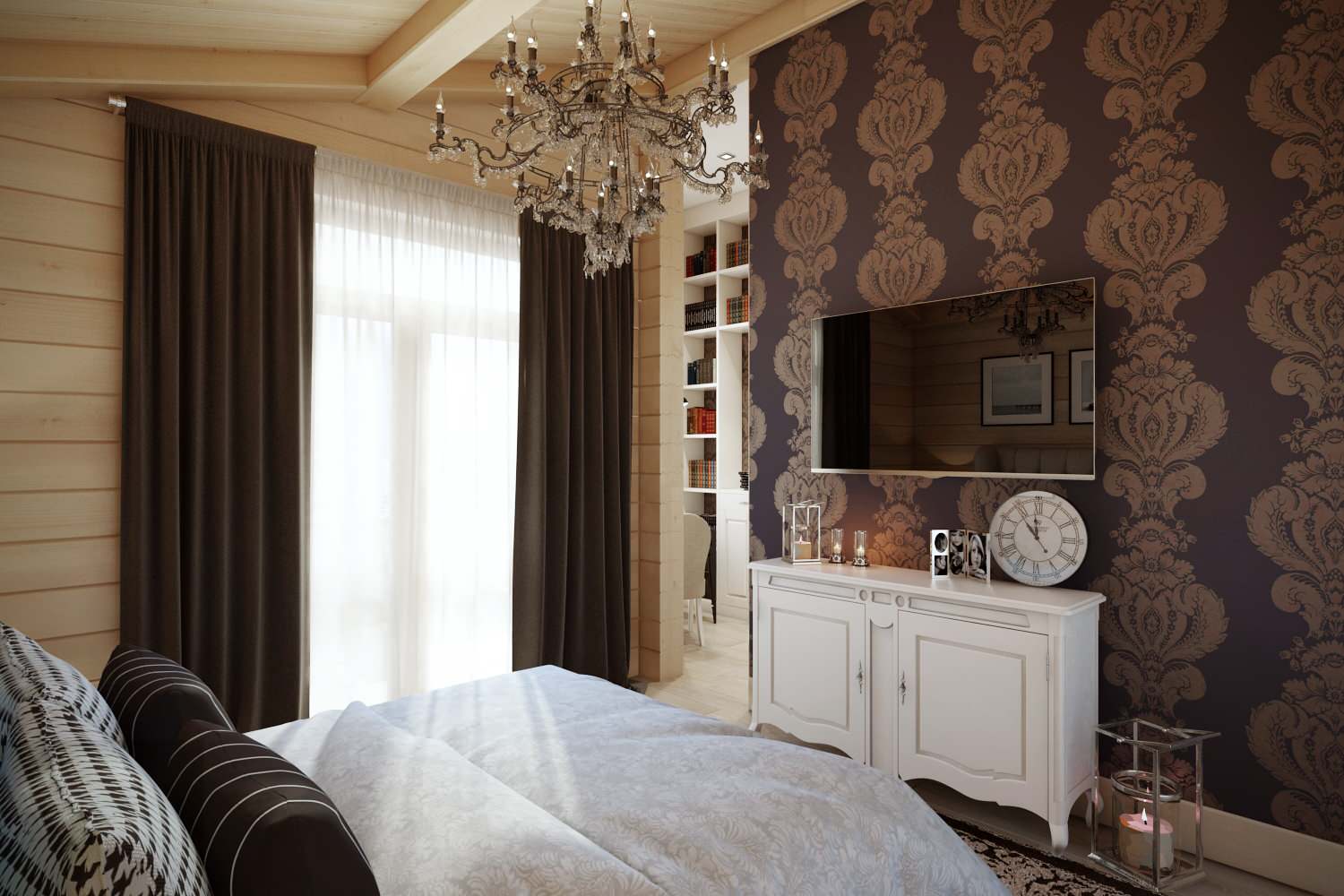 Коттедж из бруса в Москве