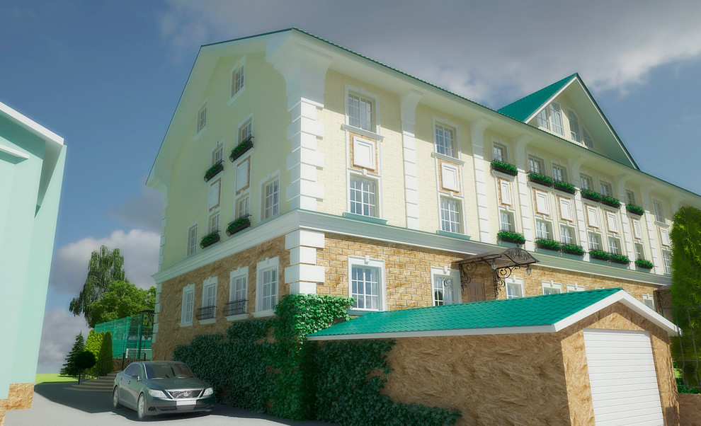 Обложка проекта: Дизайн внешнего вида и благоустройство территории частного жилого дома