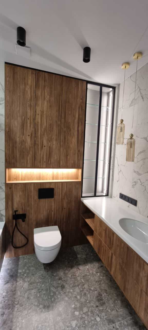 Стильный санузел в ЖК Onyx Deluxe