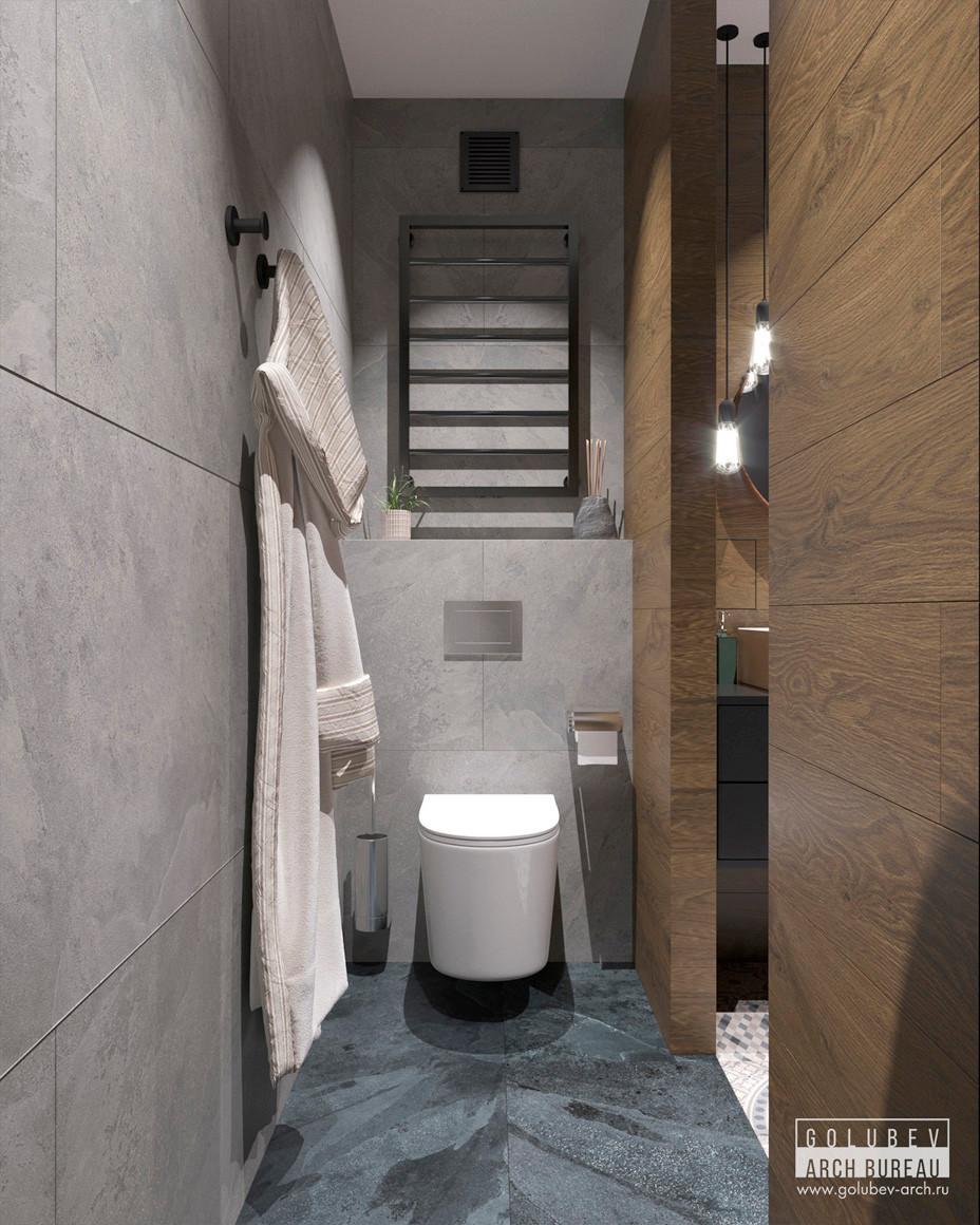 Дизайн апартаментов в стиле лофт, г. Красноярск ,45 м2