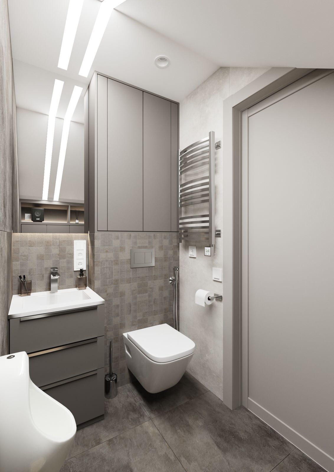 Двух-уровневая квартира для семьи с 3 детьми