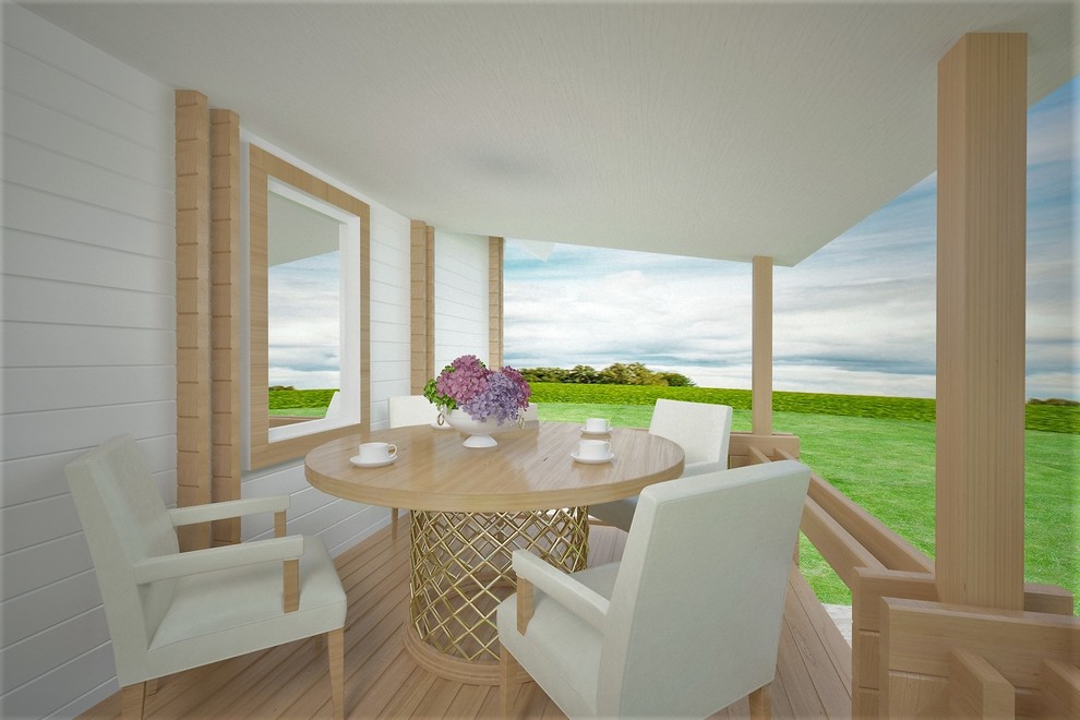 Одноэтажный дачный домик