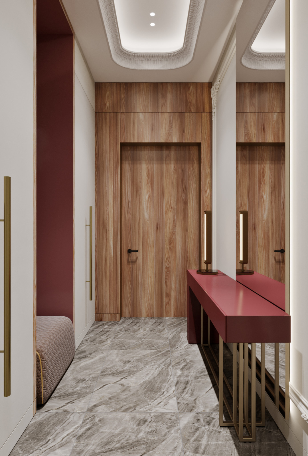 проект интерьера квартиры 150м2 Колков С.С., Камнев М.В. 2020г.