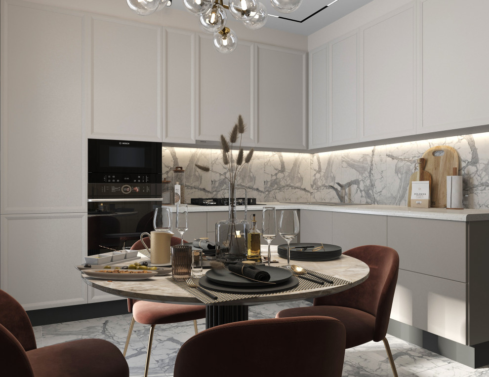 Дизайн-проект  кухни в г . Дзержинске