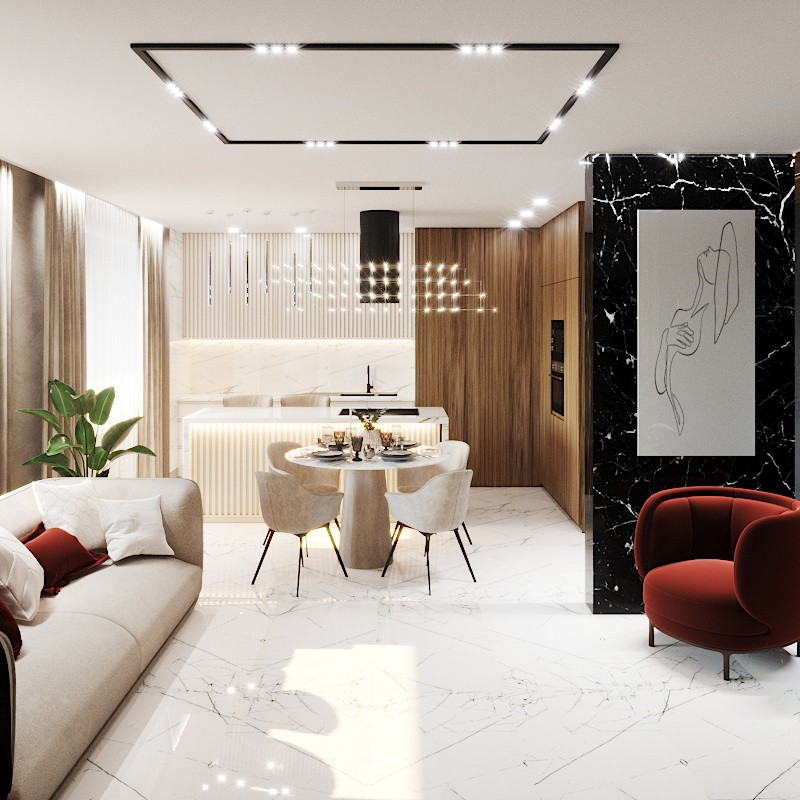 Обложка проекта: Дизайн квартиры 80 кв.м.