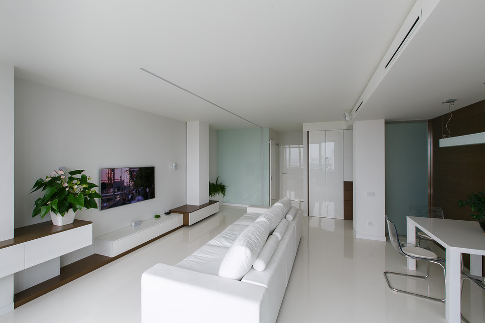 Белый интерьер