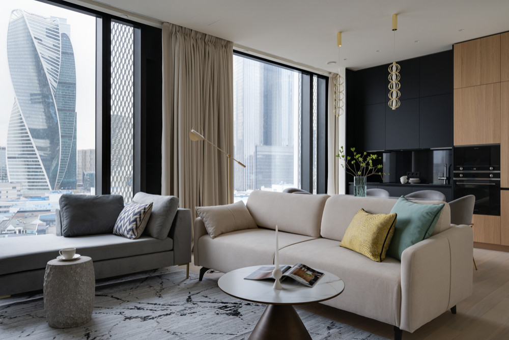 Комплектация и хоумстейджинг в небоскребе Москва Сити, ЖК Capital Towers