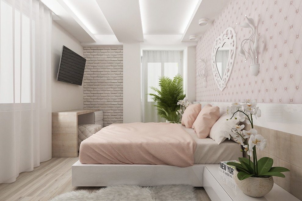 Розовая спальня