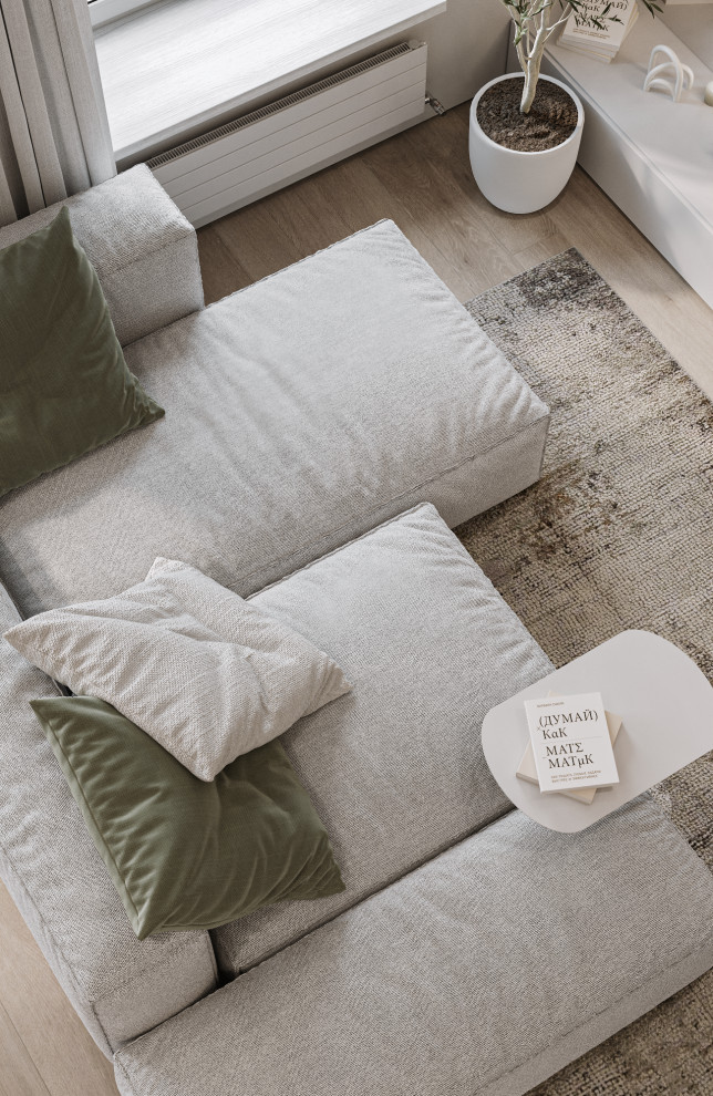 Дизайн интерьера, современный эко стиль.