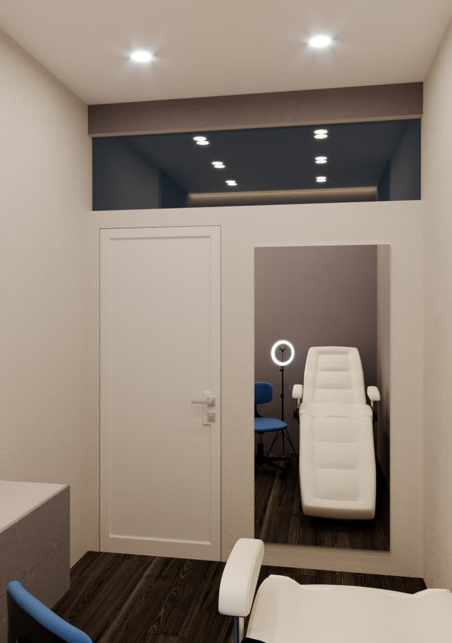 Бьюти коворгинг 160м2., проект 2021г.
