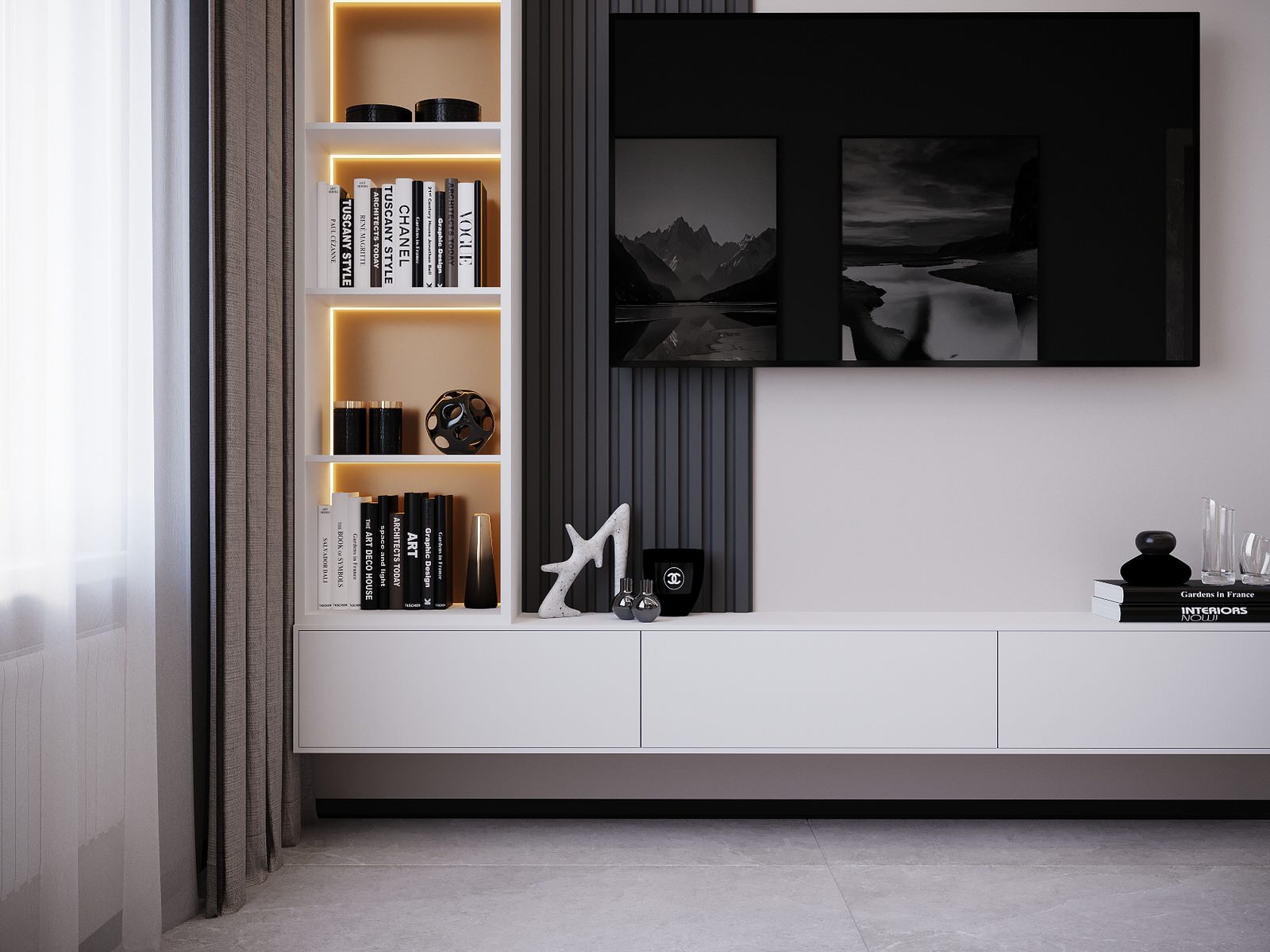 Интерьер частного дома в современном стиле