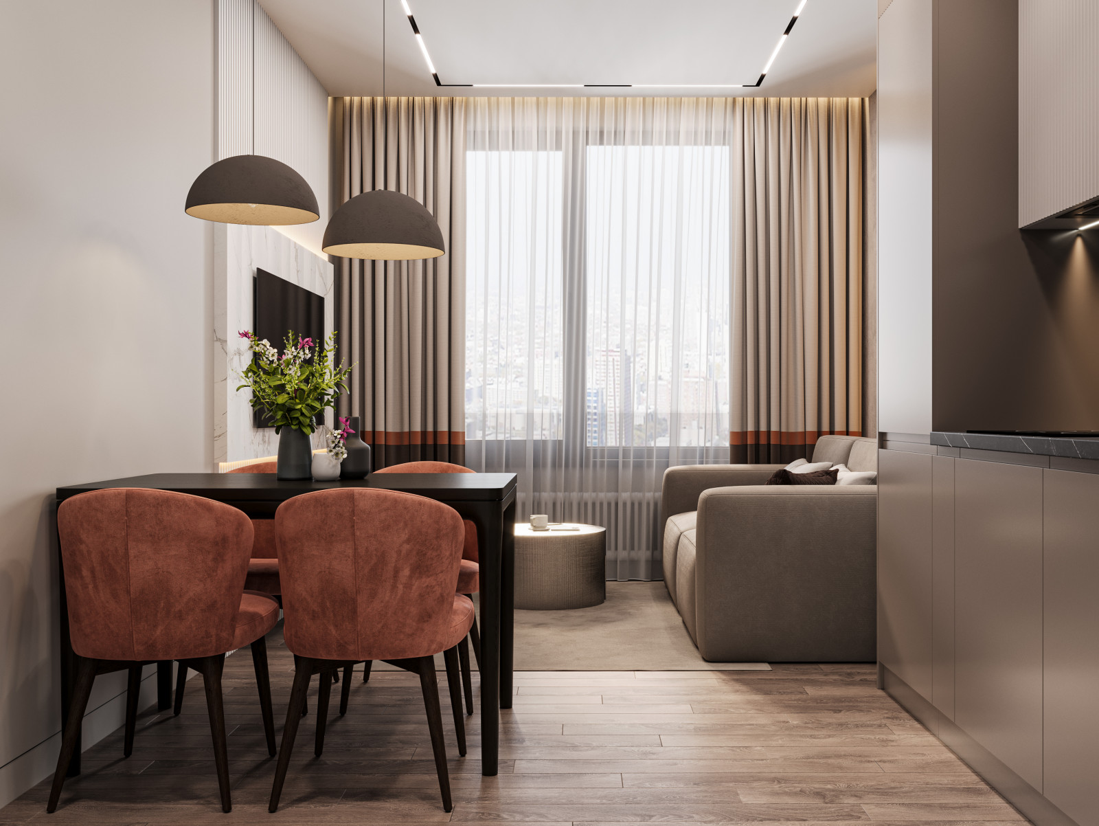 Дизайн проект интерьера  level Нагатинский