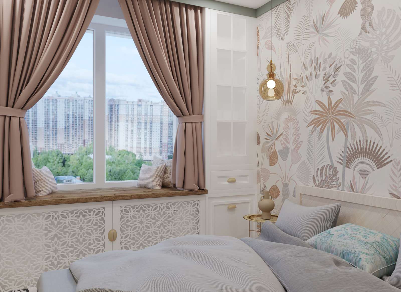 Однокомнатная квартира в стиле Бохо