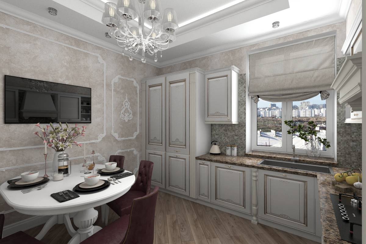 Дизайн-проект квартиры по ул. Серышева